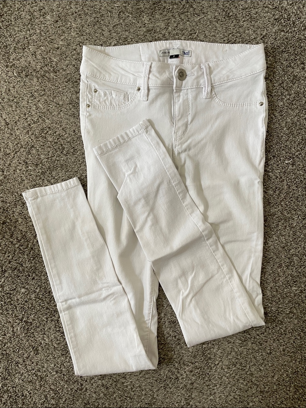 YMI White Women's Skinny Jeggings - Classic Slim Fit